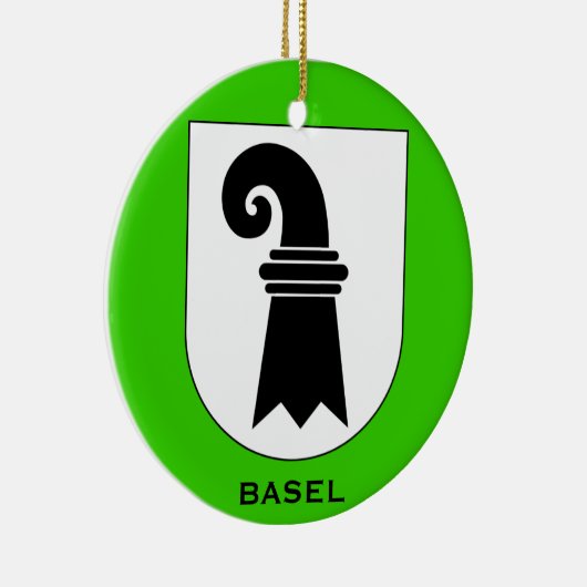 Kanton Basel* Weihnachtsverzierung Keramikornament (Rechts)