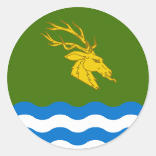 Kanton Buckston-on-Eno Populace Abzeichen Runder Aufkleber