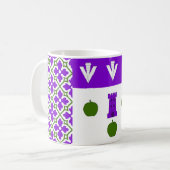 Kanton Caer Gelynniog Populace Abzeichen Kaffeetasse (Vorderseite Links)