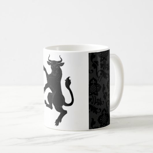 Kanton Cluain Populace Abzeichen Kaffeetasse (VorderseiteRechts)