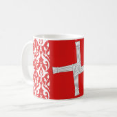 Kanton Crois Brigte Populace Abzeichen Kaffeetasse (Vorderseite Links)