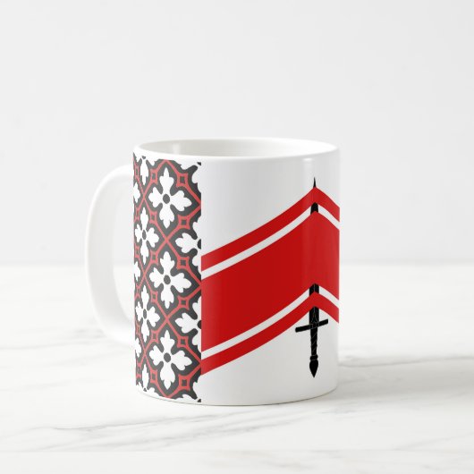Kanton Eoforwic Populace Abzeichen Kaffeetasse (Vorderseite Links)