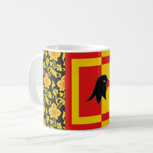 Kanton Falconcree Populace Abzeichen Kaffee Tasse