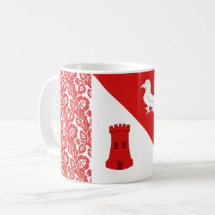 Kanton Gallavally Bevölkerung Abzeichen Kaffeetass Kaffeetasse