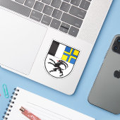 Kanton Graubünden, Schweiz Aufkleber (Laptop mit iPhone)