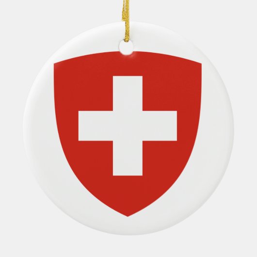 Kanton Jura*, die Schweiz-Weihnachtsverzierung Keramik Ornament (Hinten)