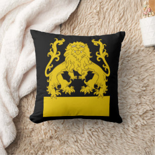 Kanton Lions Ende Populace Abzeichen Throw Pillow Kissen