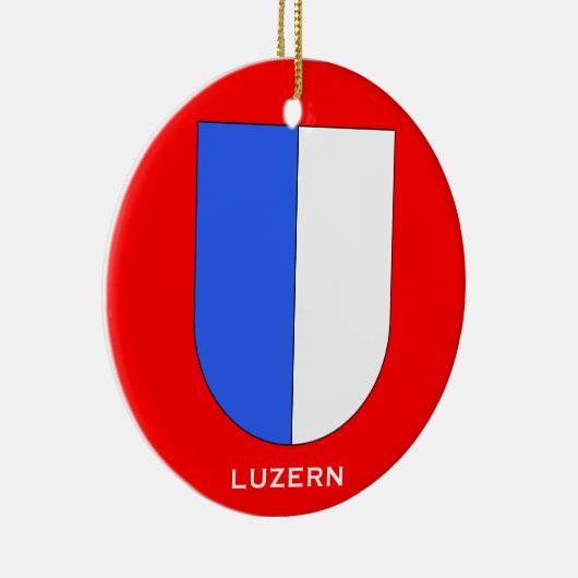 Kanton Lucerne* Weihnachtsverzierung Keramik Ornament (Rechts)