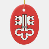 Kanton Nidwalden Keramik Ornament (Vorne)