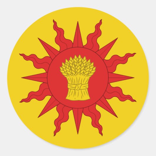 Kanton Nimenefeld Populace Abzeichen Runder Aufkleber (Vorderseite)