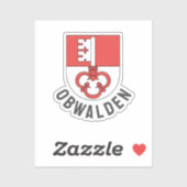Kanton Obwalden Aufkleber (Blatt)