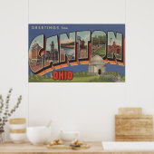 Kanton, OhioLarge Letter ScenesCanton, OH 2 Poster (Küche)