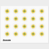 Kanton Summergate Populace Abzeichen Runder Aufkleber (Blatt)
