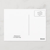 Kantonale Flaggen der Schweiz Postkarte (Rückseite)