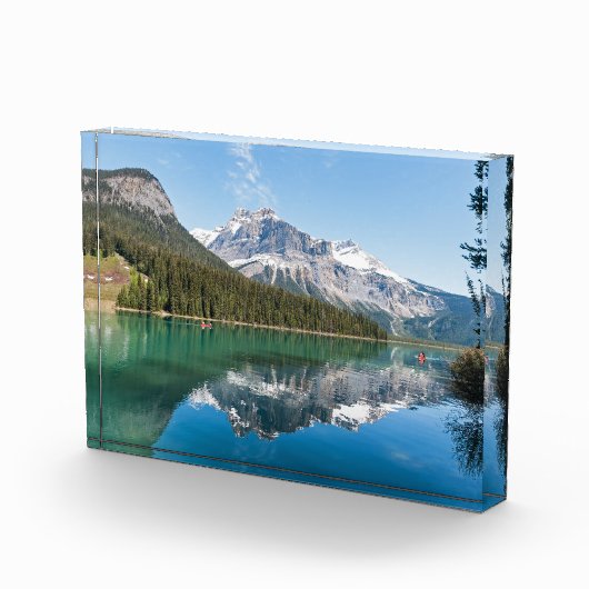 Kanu am berühmten Emerald Lake - Yoho NP, Kanada Fotoblock (Rechts)