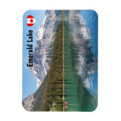 Kanu am berühmten Emerald Lake - Yoho NP, Kanada Magnet (Vertikal)