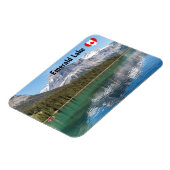 Kanu am berühmten Emerald Lake - Yoho NP, Kanada Magnet (Linke Seite)