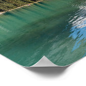 Kanu am berühmten Emerald Lake - Yoho NP, Kanada Poster (Ecke)