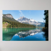 Kanu am berühmten Emerald Lake - Yoho NP, Kanada Poster (Vorne)