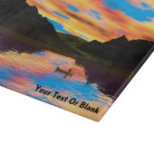 Kanu am Sunset Lake Schneidebrett (Ecke)