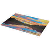 Kanu am Sunset Lake Schneidebrett (Ecke)