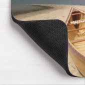 Kanu am Wasserrand-Mousepad Mousepad (Ecke)