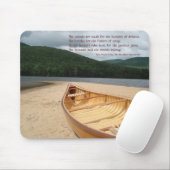 Kanu am Wasserrand-Mousepad Mousepad (Mit Mouse)
