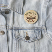 Kanu-Crew Canoeing Button (Beispiel)