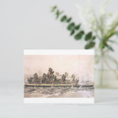 Kanu der Sandwich-Inseln. Hawaii. c) 1778 Postkarte (Stehend Vorderseite)