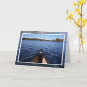 Kanu-Fahrkarte Karte (Gelbe Blume)