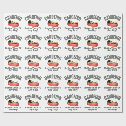 Kanu Geschenkpapier (Flach)