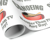 Kanu Geschenkpapier (Rolleneckpunkt)