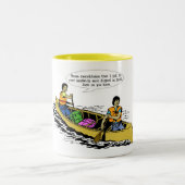 Kanu-Gesprächs-Tasse Zweifarbige Tasse (Mittel)