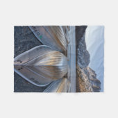 Kanu in dem See Fleecedecke (Vorderseite (Horizontal))