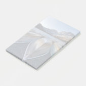 Kanu in dem See Post-it Klebezettel (angewinkelt)