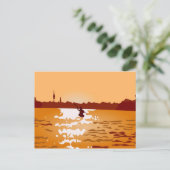 Kanu Postkarte (Stehend Vorderseite)