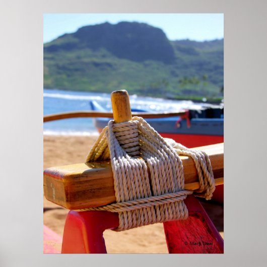 Kanu-Rigging Poster (Vorne)