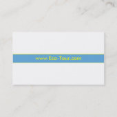 Kanu-u. Kajak-Bootfahrt-Visitenkarte Visitenkarte (Rückseite)