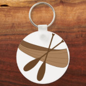 Kanu und Paddles Schlüsselanhänger (Vorderseite)