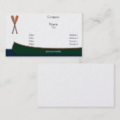 Kanu-Visitenkarten Visitenkarte (Vorne/Hinten)