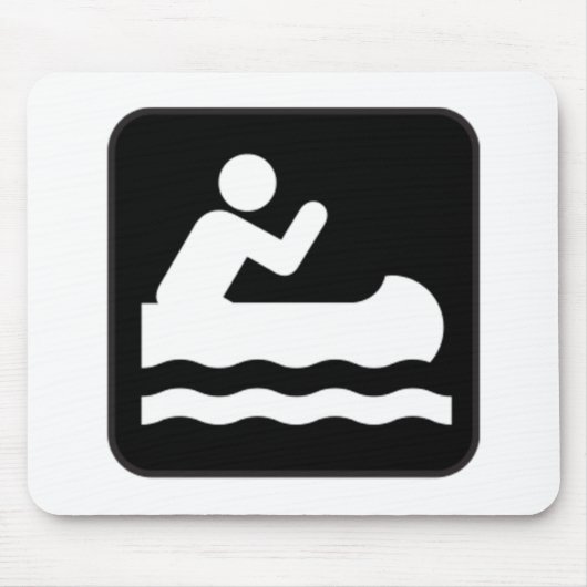 Kanu-Zeichen Mousepad (Vorne)