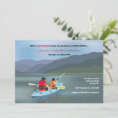 Kanuabenteuer einladung (Stehend Vorderseite)