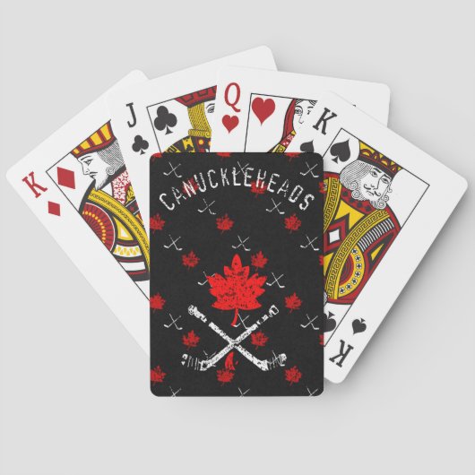 Kanuckleheads Podcast Playing Cards Spielkarten (Rückseite)