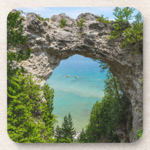 Kanufahren am Arch Rock Getränkeuntersetzer