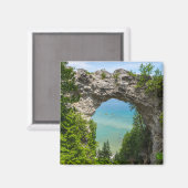 Kanufahren am Arch Rock Magnet (Vorderseite/Rückseite)