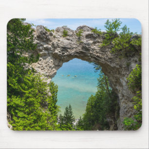 Kanufahren am Arch Rock Mousepad