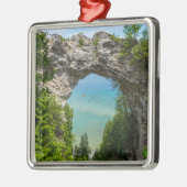 Kanufahren am Arch Rock Ornament Aus Metall (Links)