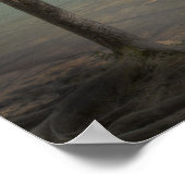 Kanufahren am See Poster (Ecke)