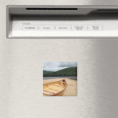 Kanufahren am Strand am See Magnet (In Situ (Geschirrspüler))