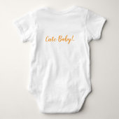 Kanufahren Baby Strampler (Rückseite)